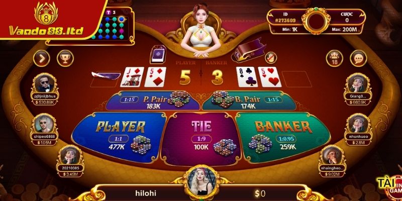 Baccarat Vando88 Online Chinh Phục Sòng Bài Trực Tuyến 2 Cách xác định người thắng Baccarat VanDo88 online