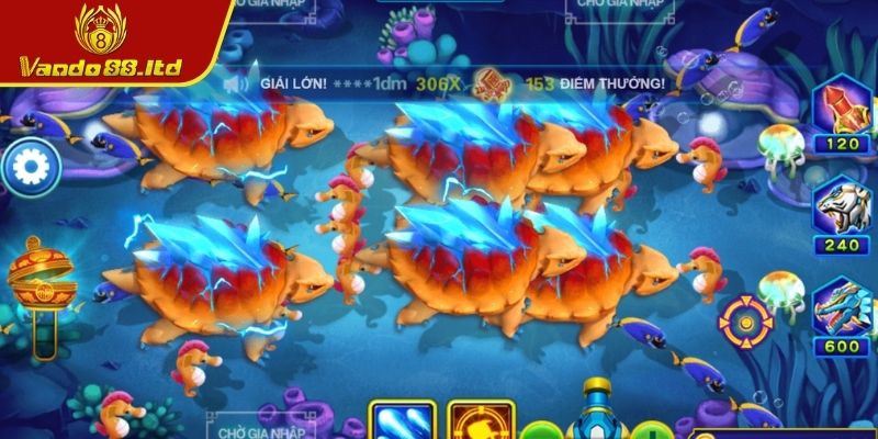 Bắn Cá Thần Tài VanDo88 Khám Phá Săn Mồi Đổi Thưởng 3 Kích hoạt combo liên hoàn trong bắn cá Thần Tài VanDo88