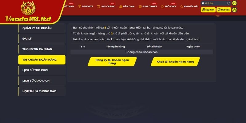 Rút Tiền VanDo88 Hướng Dẫn Chi Tiết An Toàn Cho Cược Thủ 1 Những điều kiện rút tiền VanDo88 nhanh chóng